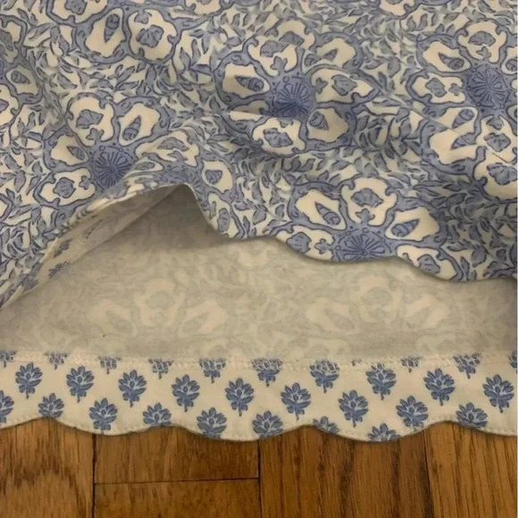 Vineyard Vines Girls Blue White Shift Dress Pima Cotton Preppy Size Small - Picture 9 of 9